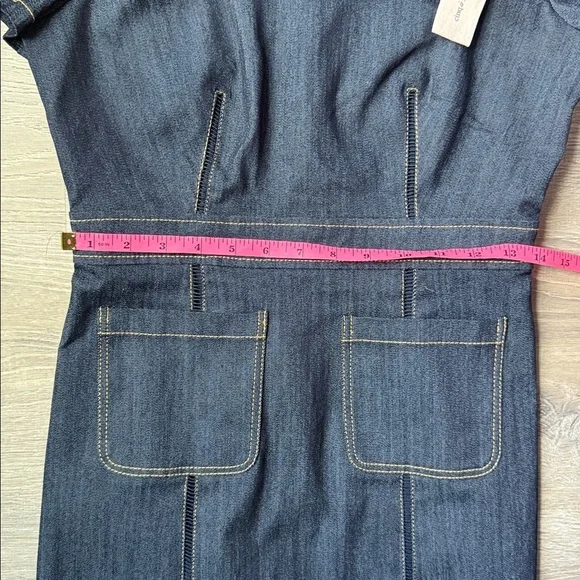 NEW Cinq à Sept Giana Stretch Denim Minidress 4 - Picture 12 of 13